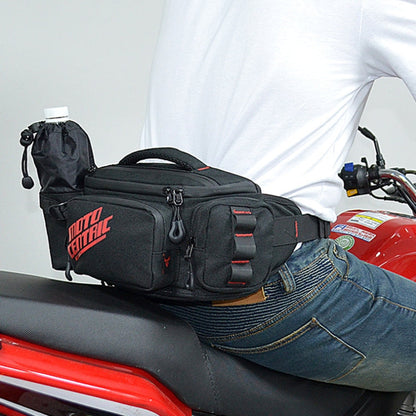 MOTOCENTRIC 11-MC-0112 Multifunctional Motorcycle Riding Messenger Waist Bag(Red)
