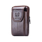 BULL CAPTAIN  Leather Multifunctional Waist Bag For Men(Brown-08)