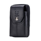 BULL CAPTAIN  Leather Multifunctional Waist Bag For Men(Black-05)