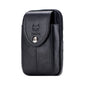 BULL CAPTAIN  Leather Multifunctional Waist Bag For Men(Black-07)