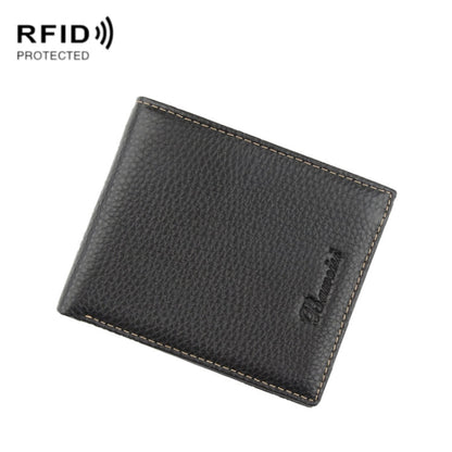 Baweisi A-6556-1 Men Casual Short RFID Wallet Multifunctional Card Holder
