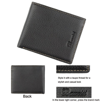 Baweisi A-6556-1 Men Casual Short RFID Wallet Multifunctional Card Holder