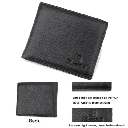 Baweisi A-6502-1 Men Casual Short RFID Wallet Multifunctional Card Holder