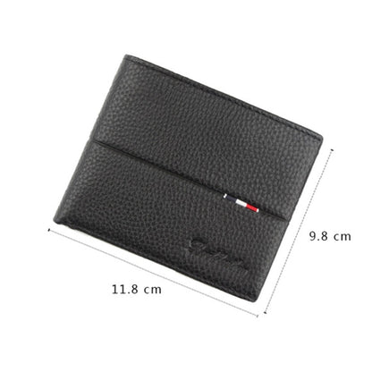 Baweisi A-6502-1 Men Casual Short RFID Wallet Multifunctional Card Holder