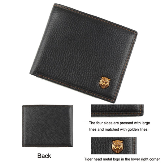 Baweisi A-6598-1 Portefeuille court décontracté pour hommes avec protection RFID et porte-cartes multifonctionnel