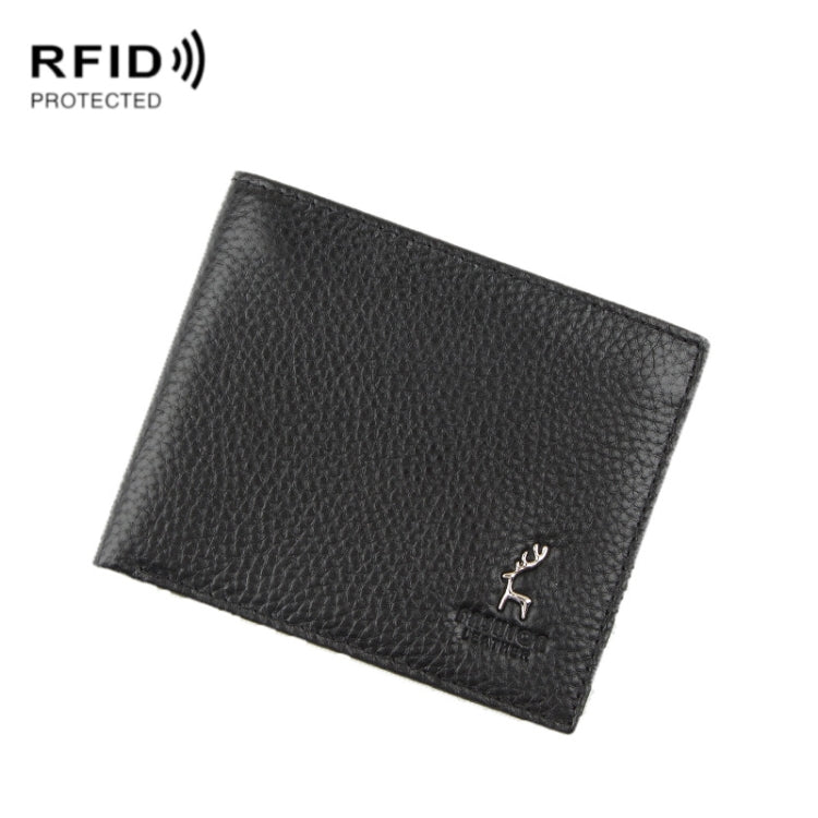 Baweisi A-6555-1 Men Casual Short RFID Wallet Multifunctional Card Holder
