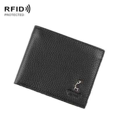 Baweisi A-6555-1 Men Casual Short RFID Wallet Multifunctional Card Holder