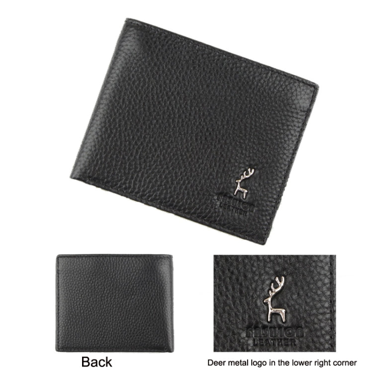 Baweisi A-6555-1 Men Casual Short RFID Wallet Multifunctional Card Holder