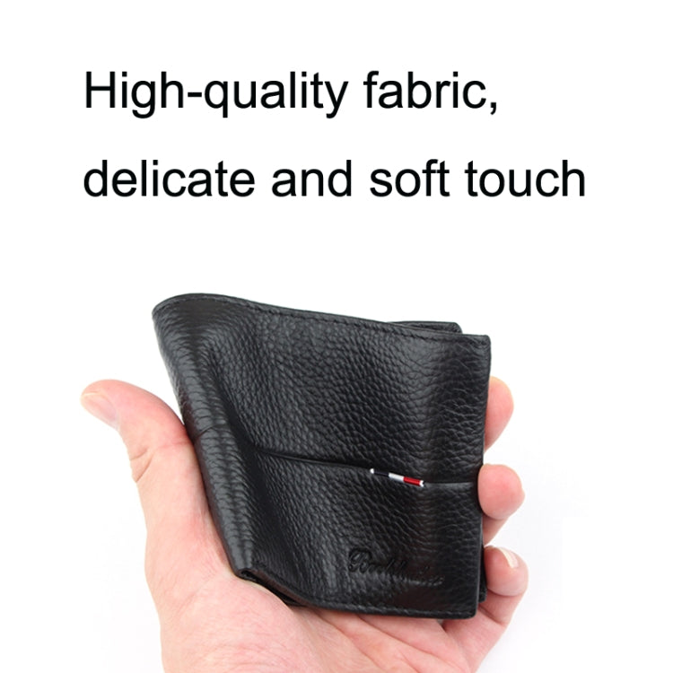 Baweisi A-6555-1 Men Casual Short RFID Wallet Multifunctional Card Holder
