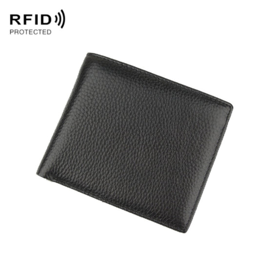 Portefeuille court décontracté Baweisi A-65112-1 pour hommes avec blocage RFID et porte-cartes multifonctionnel