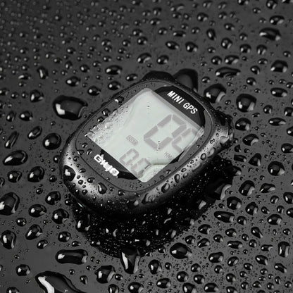 Ordinateur de vélo GPS sans fil GIYO M3 avec écran LCD et compteur de vitesse pour vélo de route (blanc)