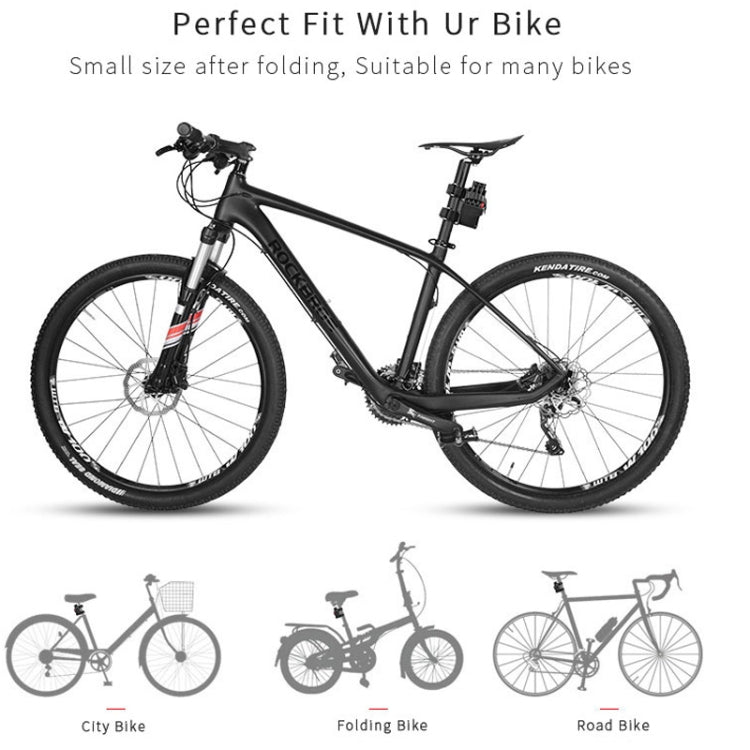 PAW Foldable Bike Lock Anti-theft Bicycle Lock Heavy Duty Chain Cable Padlock(Black)