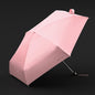 OLYCAT Portable Black Glue Sunshade Sunscreen Ultraviolet Umbrellas(Pink)
