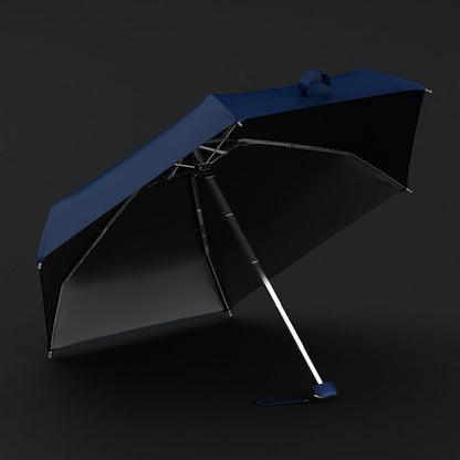 OLYCAT Portable Black Glue Sunshade Sunscreen Ultraviolet Umbrellas(Blue)