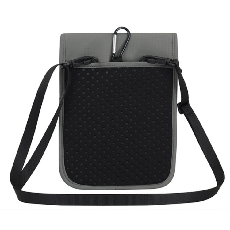 JunLeTu Multifunctional Messenger RFID Anti-Theft Passport Storage Bag(Light Grey)