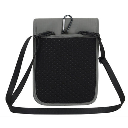 JunLeTu Multifunctional Messenger RFID Anti-Theft Passport Storage Bag(Light Grey)