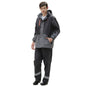 Ensemble imperméable réfléchissant et pantalon de pluie Rainfreem, taille : XL (gris)