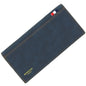 MenBense Matt Male Wallet Long Fashion Large Capacity Male Wallet(Navy Blue)