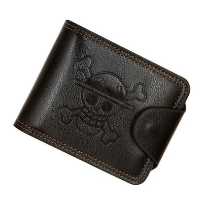 MenBense Mini portefeuille pliable multi-cartes pour homme (marron)