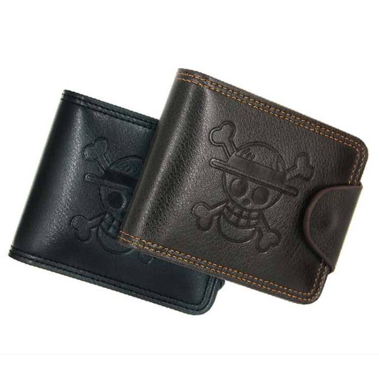 MenBense Hommes Multi-cartes Porte-cartes court à 2 volets (Noir)