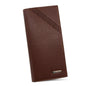 MenBense Longue Mode Gravée Boucle Magnétique Multi-fentes Portefeuille Homme (Marron clair)