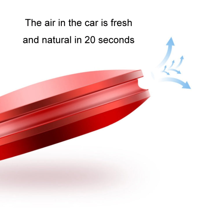 BEN.JACK Ornement diffuseur d'arôme solide pour purification d'air d'instrument de voiture (rouge)