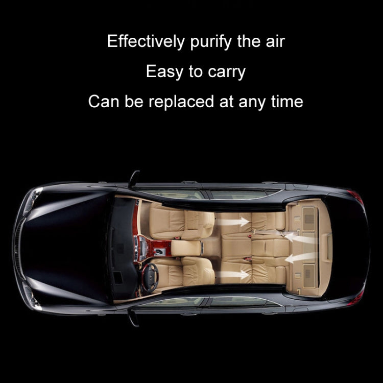 BEN.JACK Ornement diffuseur d'arôme solide pour purification d'air d'instrument de voiture (rouge)