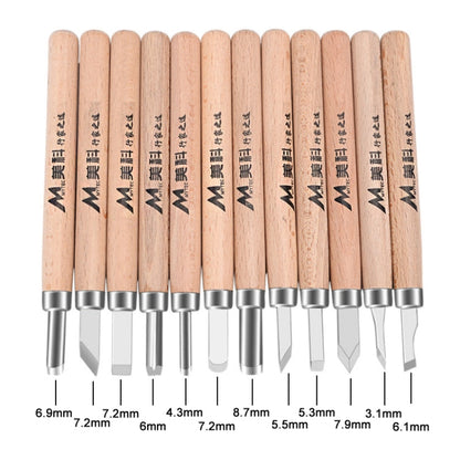 3 PCS/Set MYTEC Multifunctional Woodworking Rubber Stamp Carving Tool Knife