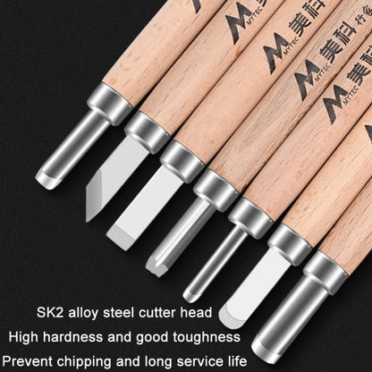 6 PCS/Set MYTEC Multifunctional Woodworking Rubber Stamp Carving Tool Knife