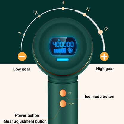 Aimanfun Home IPL Laser Photon Rejuvenation Hair Removal Instrument, Plug: EU Plug(Dark Green)