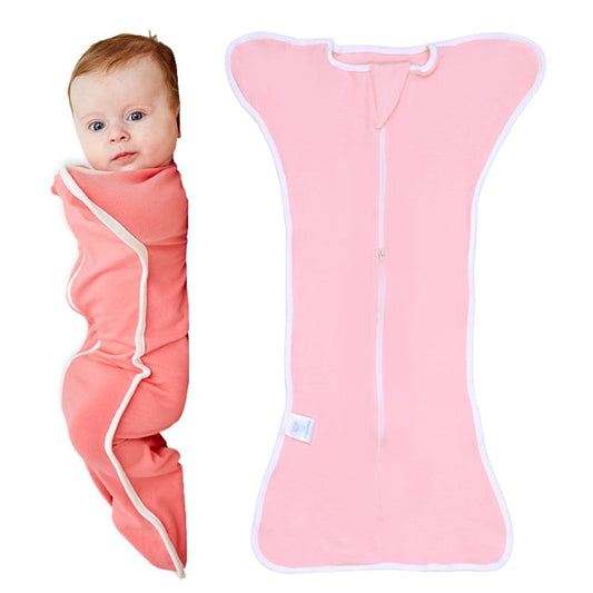 Couverture d'emmaillotage/gigoteuse en coton pour nouveau-né Insular, Taille : 60 cm pour 0-3 mois (Rose)