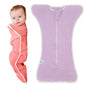 Insular Baby Cotton Quilt Newborn Swaddle Sleeping Bag Blanket, Size: 60cm For 0-3 Months(Purple)
