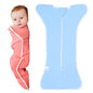 Insular Baby Cotton Quilt Newborn Swaddle Sleeping Bag Blanket, Size: 60cm For 0-3 Months(Blue)