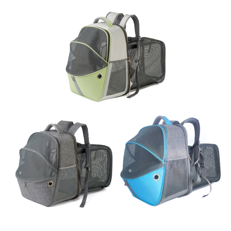 LDLC QS-067 Outdoor Breathable Can Expand Portable Pet Bag(Green)