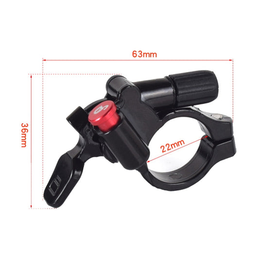 FMFXTR Contrôleur de fil de fourche avant en alliage d'aluminium pour vélo, Style : Modèle A + Câble + Gaine de câble