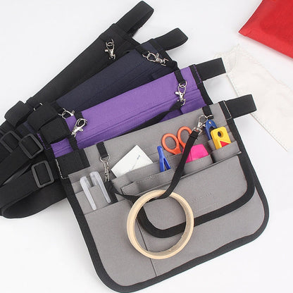 Oxford Portable Medical Personnel Tool Waist Bag(Black)