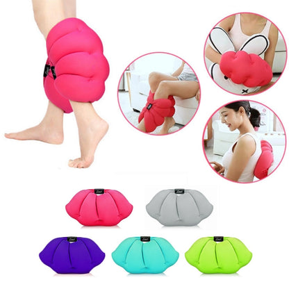 Oreiller de confort pour genoux de femmes enceintes FANNIS, oreiller anti-pression pour belles jambes, taille : 35x15x15cm (bleu)