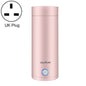 UGASUN Travel Portable Mini Electric Heated Water Cup, Color: UK Plug (Pink)