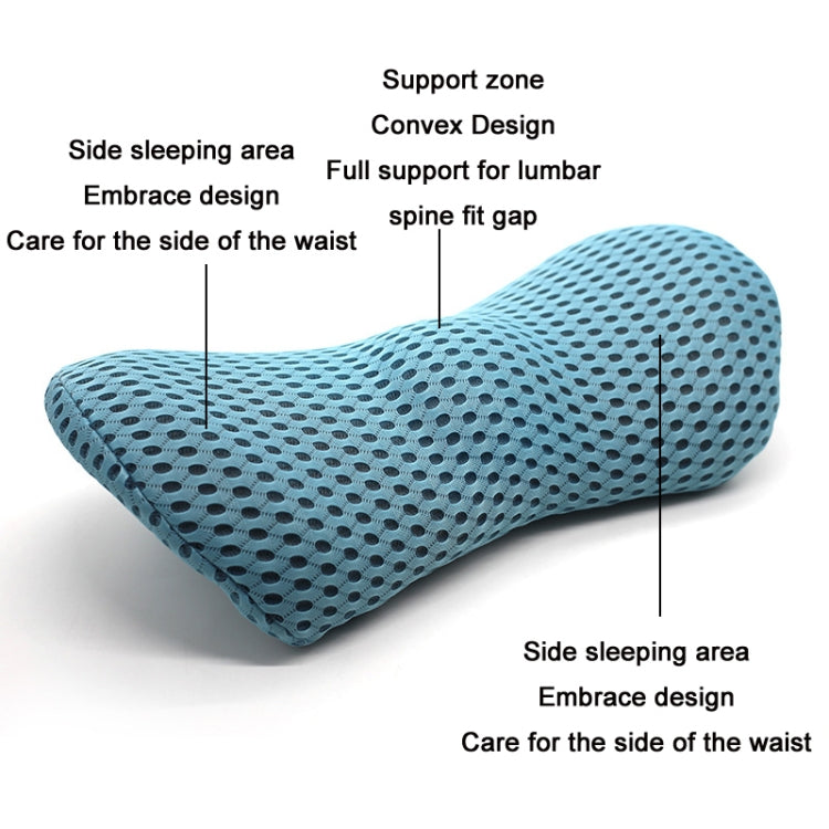 FANNIS Multifunctional Maternity Breathable Sleeping Lumbar Pillow Cushion(Blue)