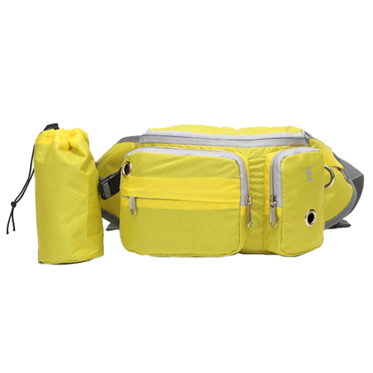 Lovoyager Pet Training Waist Bag Outdoor Walking Dog Snack Pocket(Yellow)