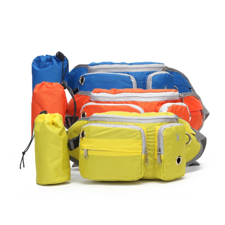 Lovoyager Pet Training Waist Bag Outdoor Walking Dog Snack Pocket(Yellow)