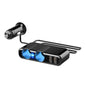 SHUNWEI Car Cigarette Lighter Charger 12/24V USB Converts Socket, Style: 2 Holes 2 USB