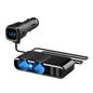 Chargeur allume-cigare de voiture SHUNWEI 12/24V USB convertisseur de prise, Style : 2 trous 2 USB Tension