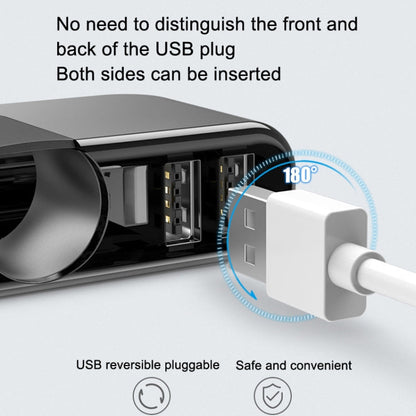 SHUNWEI Car Cigarette Lighter Charger 12/24V USB Converts Socket, Style: 3 Holes 2 USB Voltage