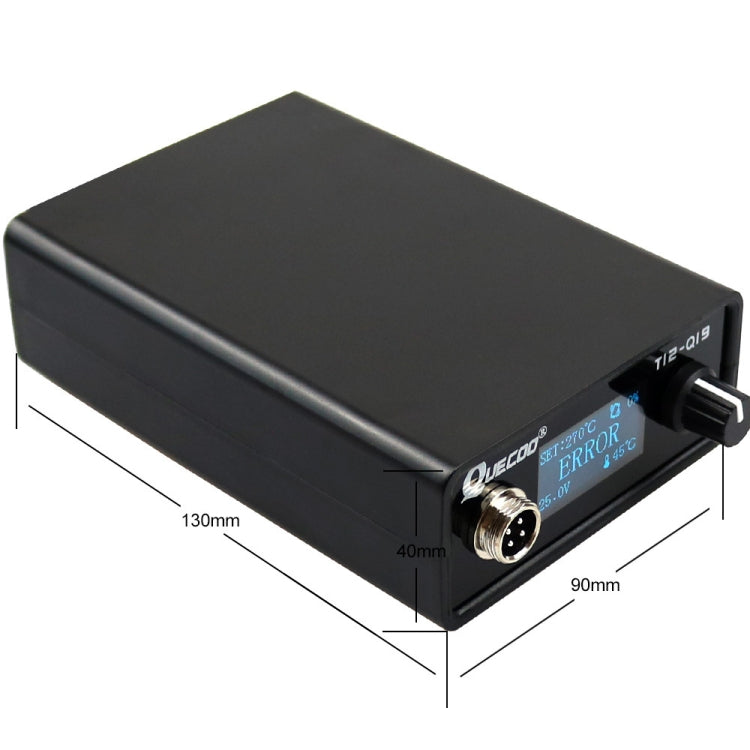 QUECOO 1.3 Inch Display Soldering Station with Handle, Set: EU Plug (Q19+P9)