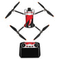 Sunnylife Drone+Remote Control Protective Sticker For DJI Mini 3 Pro RC Version(Shark Red)
