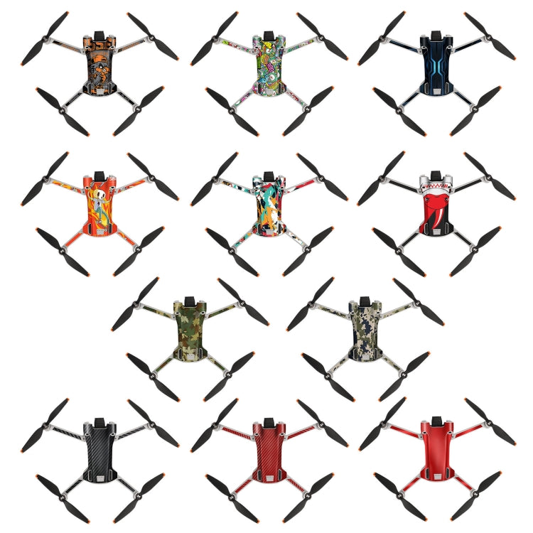 Sunnylife Drone+Remote Control Protective Sticker For DJI Mini 3 Pro RC Version(Rhythm Graffiti)