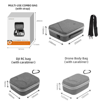 Sac de rangement de protection Sunnylife pour drone DJI Mini 3 Pro, style : sac pour télécommande