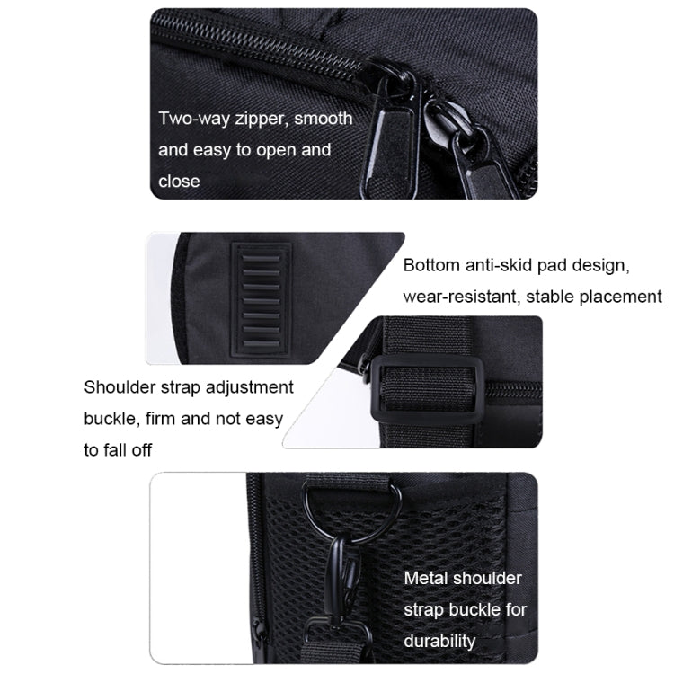 JRC MR70 SLR Single-shoulder Messenger Bag, Size: L(Black)