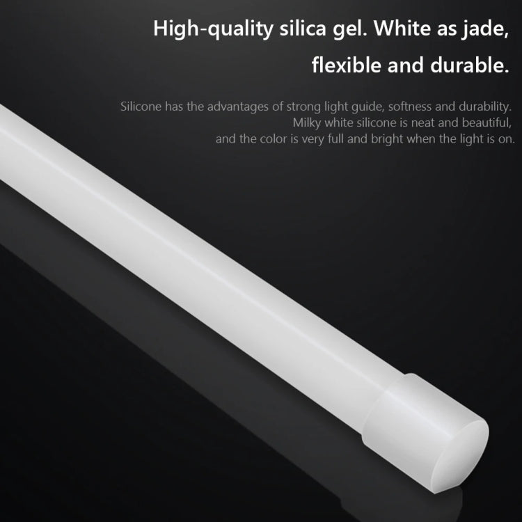COOLMOON Y360 Round Tube Multi-interface ARGB Chassis Light Bar Computer Decorative Silicone LED Lamp Strip